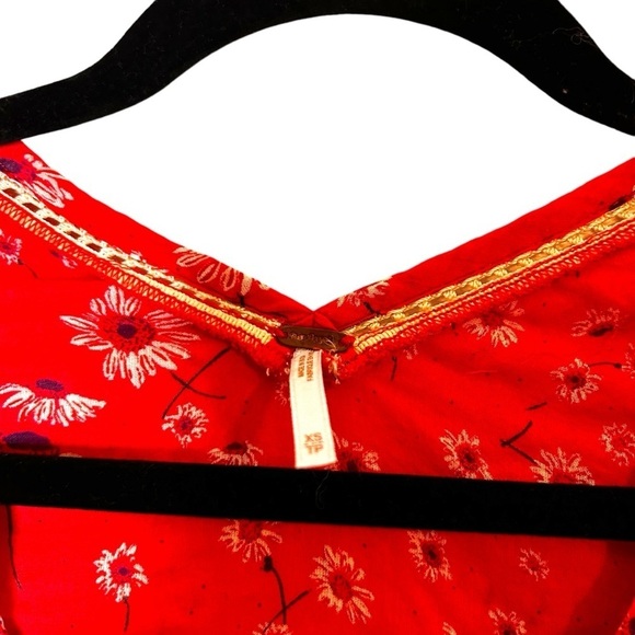 Free People Never A Dull Moment Peasant Top- Size XS - Picture 11 of 14